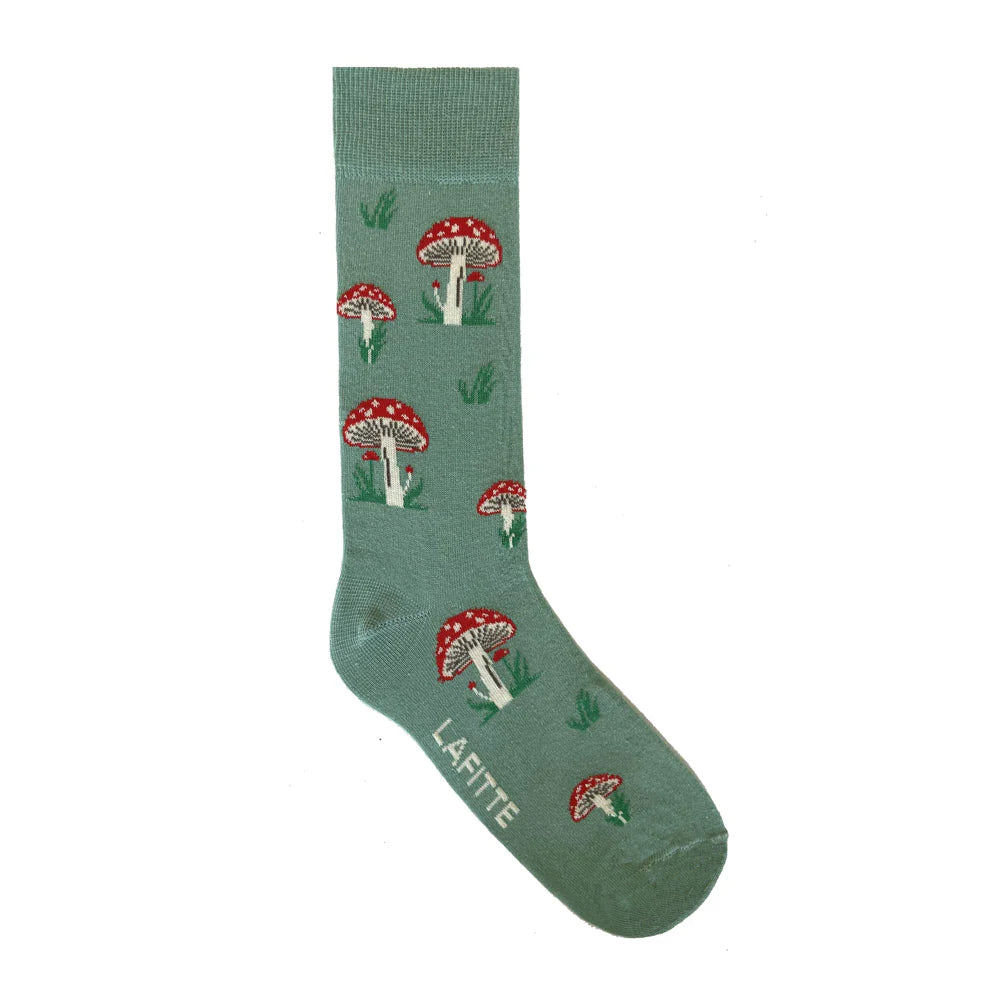 sock warranty thermal -  Mushroom Socks in Mint Green - Aussie Made