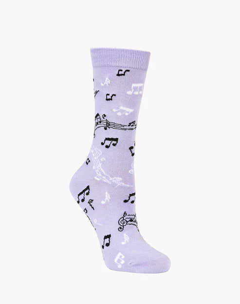 sock selection custom -  Music Maestro Women's Bamboo Crew Socks