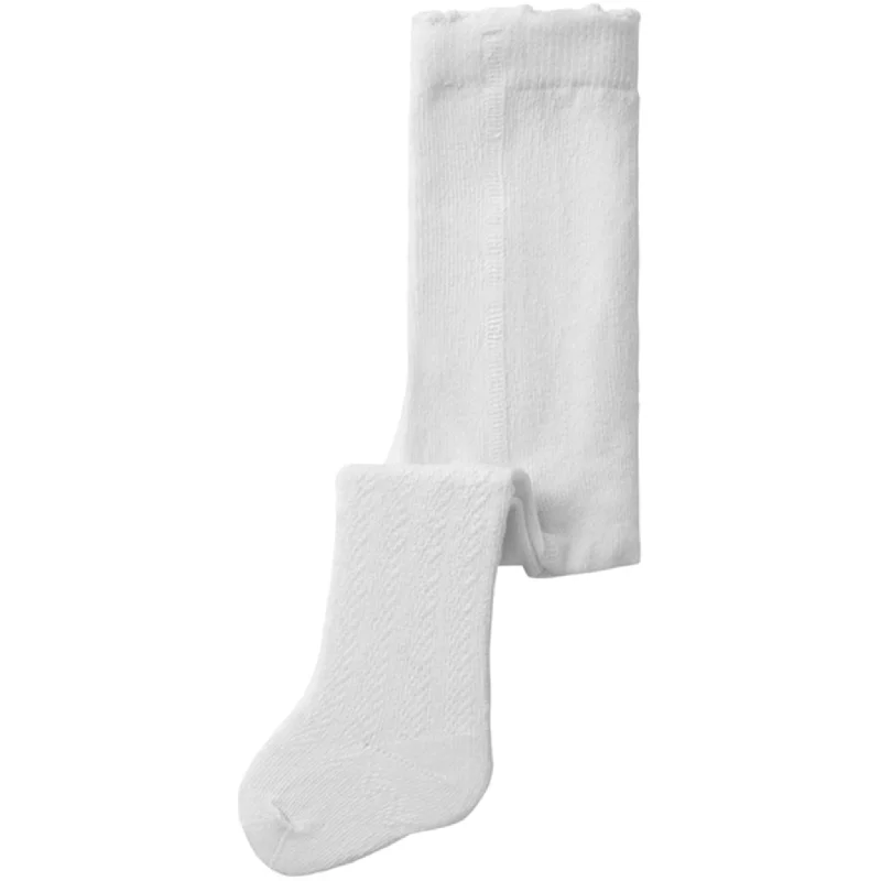 sock singles running -  Name it Bright White Ditte Pantyhose