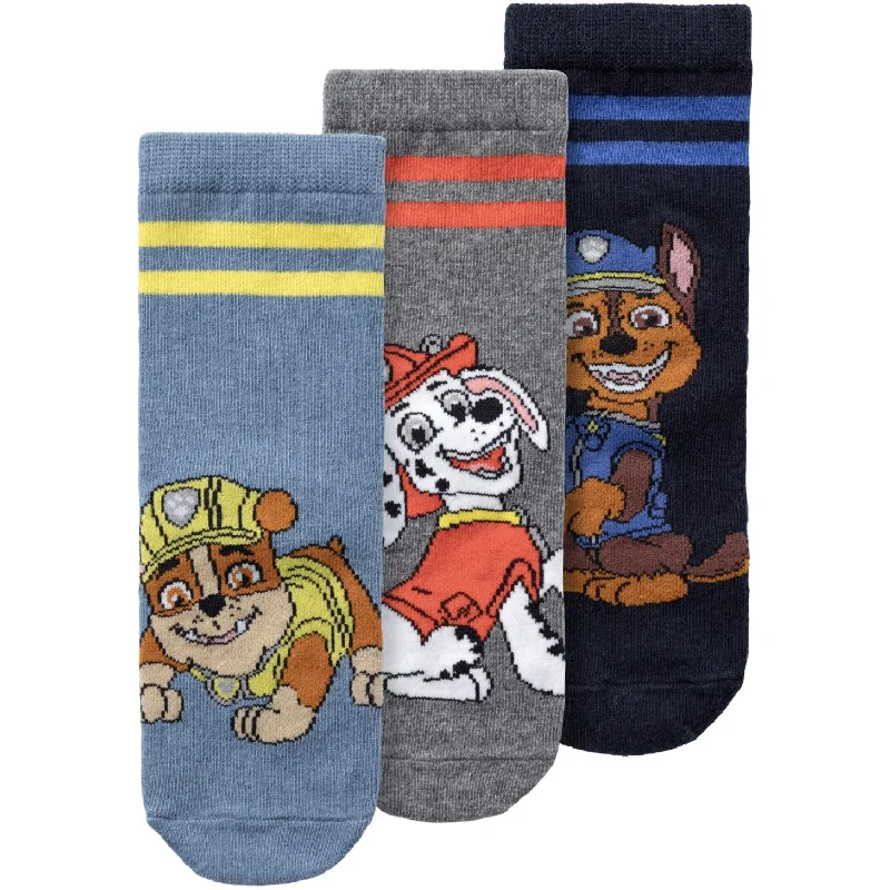 sock drying thermal -  Name It Coronet Blue Jax Pawpatrol 3-pack Socks