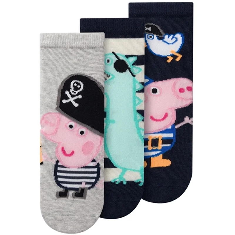 sock selection running -  Name it Dark Sapphire Finni Peppa Pig Socks 3-pack