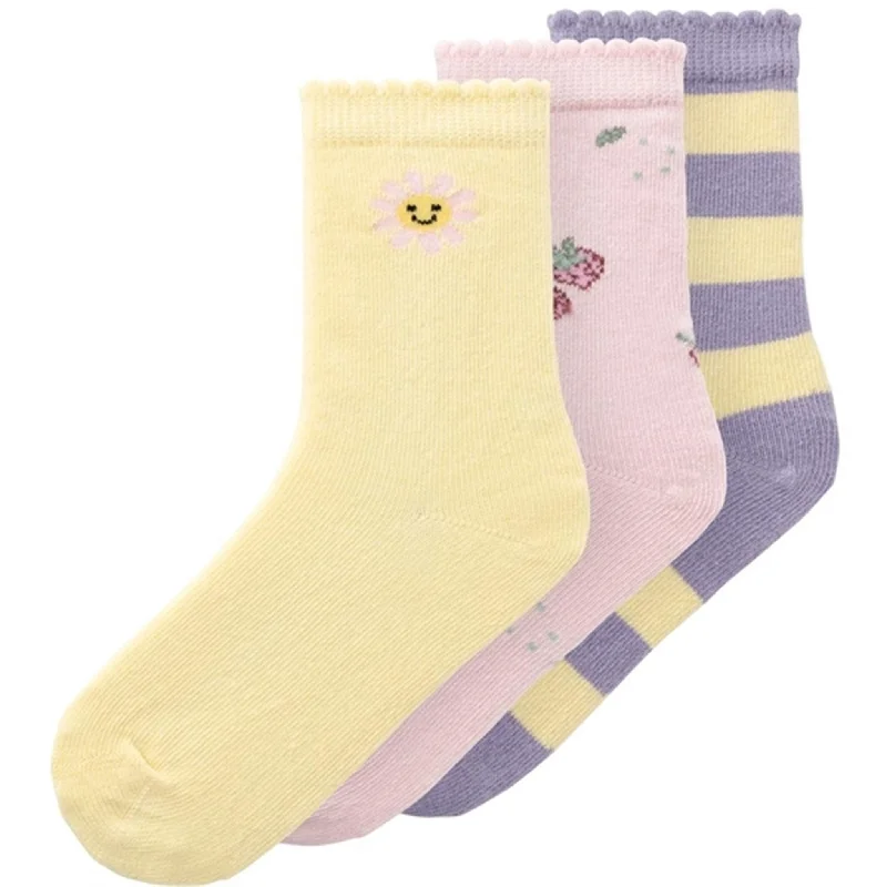 sock features hiking -  Name it Double Cream Dula Socks 3-pack