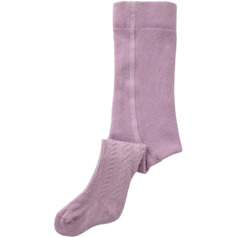 sock stock hiking -  Name it Lavender Mist Sigrid Pantyhose