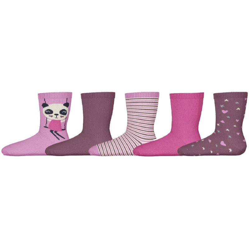 sock guarantee custom -  Name It Phlox Pink Vinni 5-Pack Socks