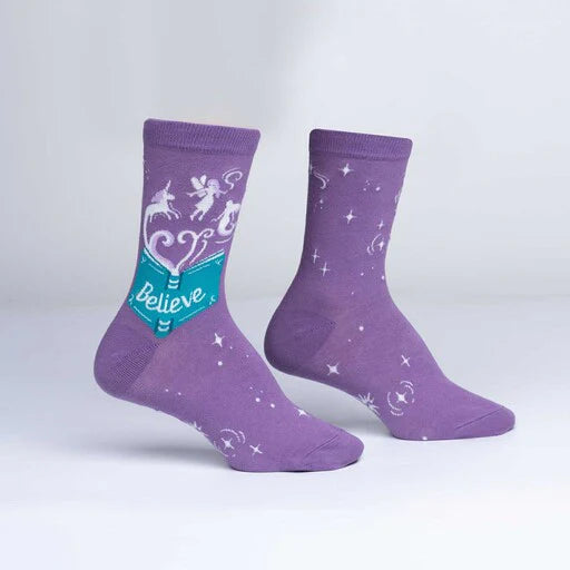 sock inventory thermal -  Neverending Story Women's Crew Socks - Glow in the Dark