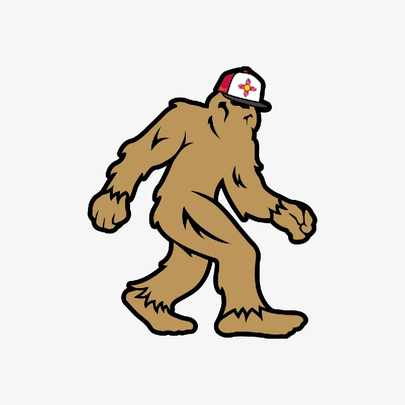 sock guarantee running -  New Mexico Bigfoot Sticker