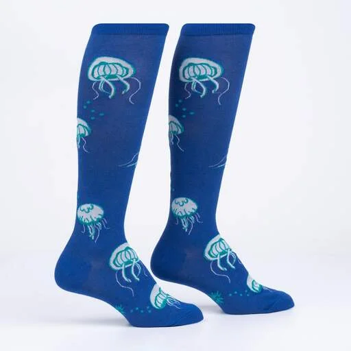 sock prices hiking -  Nice to Sea you  Women's Knee High Sock - Glow in the dark