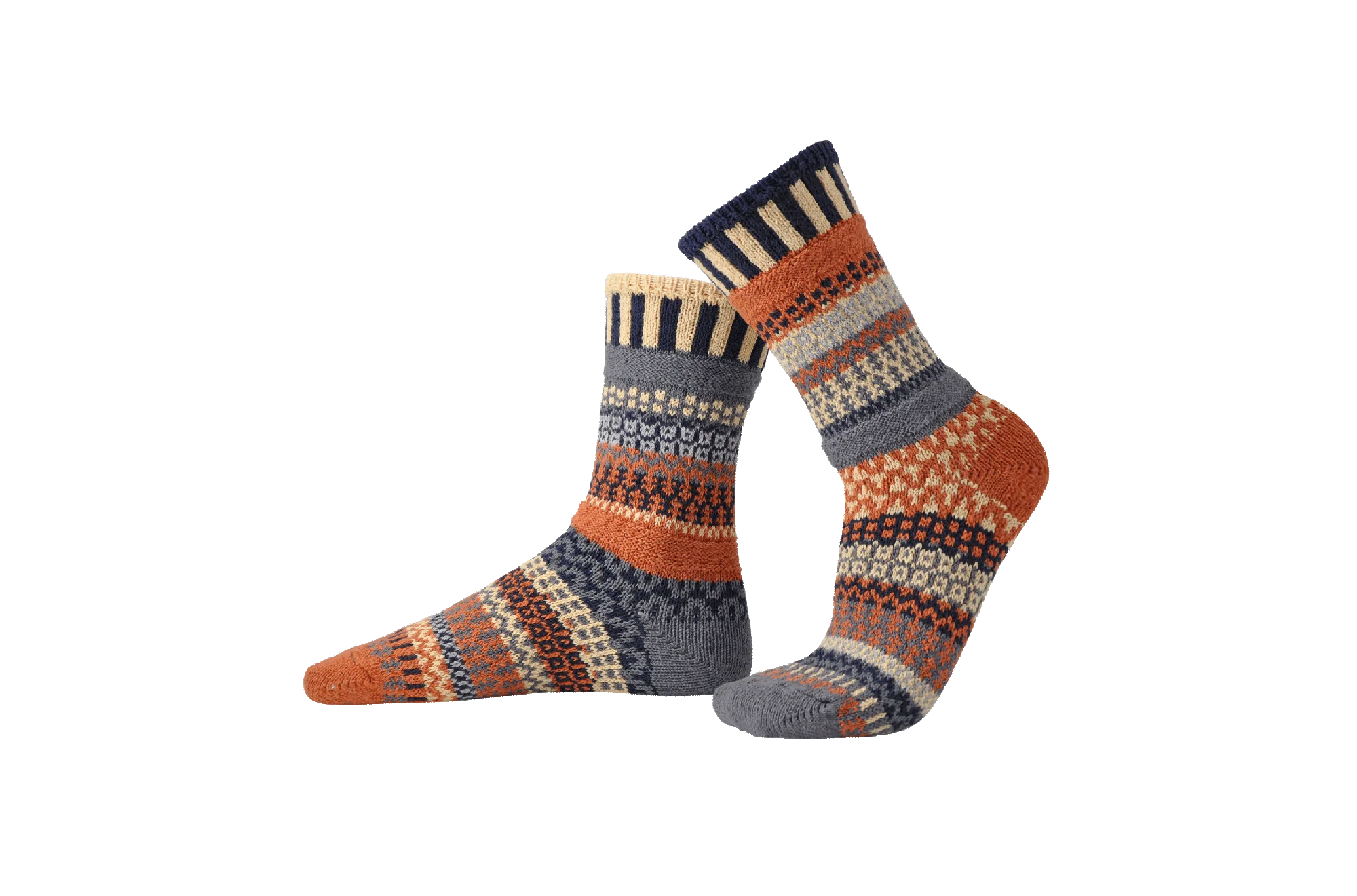 sock refunds running -  Nutmeg Recycled Cotton Crew Socks