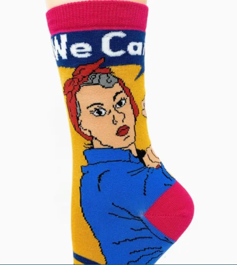 sock drying hiking -  Oooh Yeah! Girl Slay | Women's Cotton Crew Funny Socks