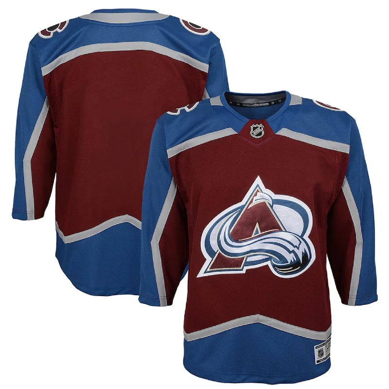 sock care running -  Outer Stuff Premier Youth Jersey - Colorado Avalanche Home