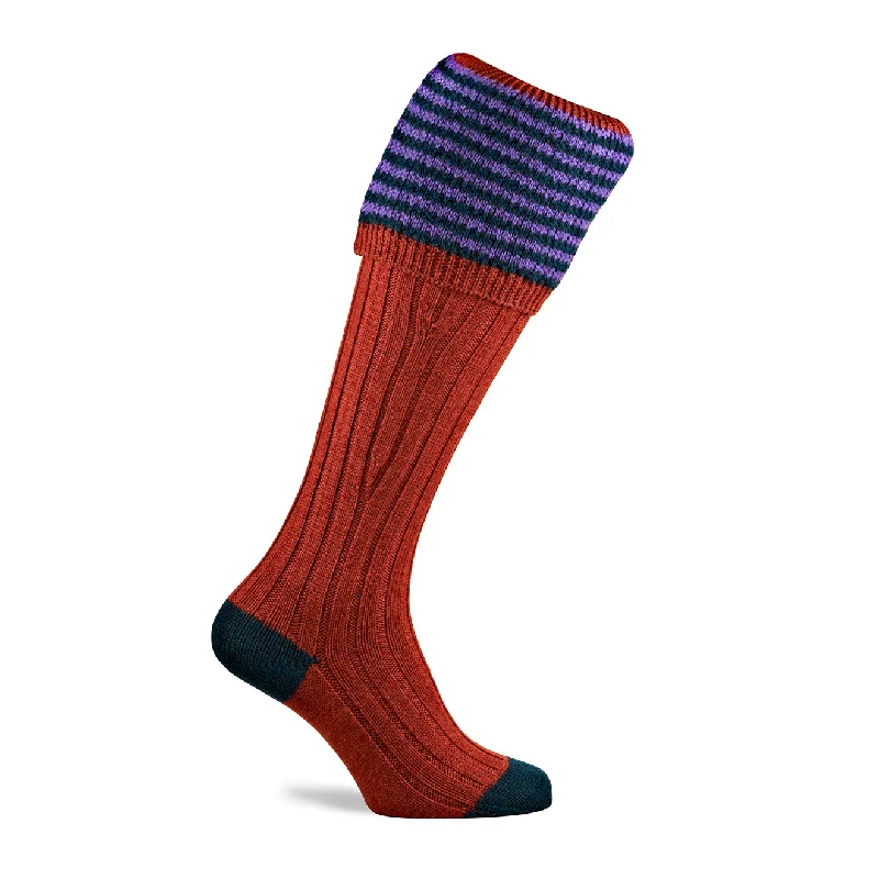 sock delivery hiking -  Pennine Lancaster Shooting Sock Maple