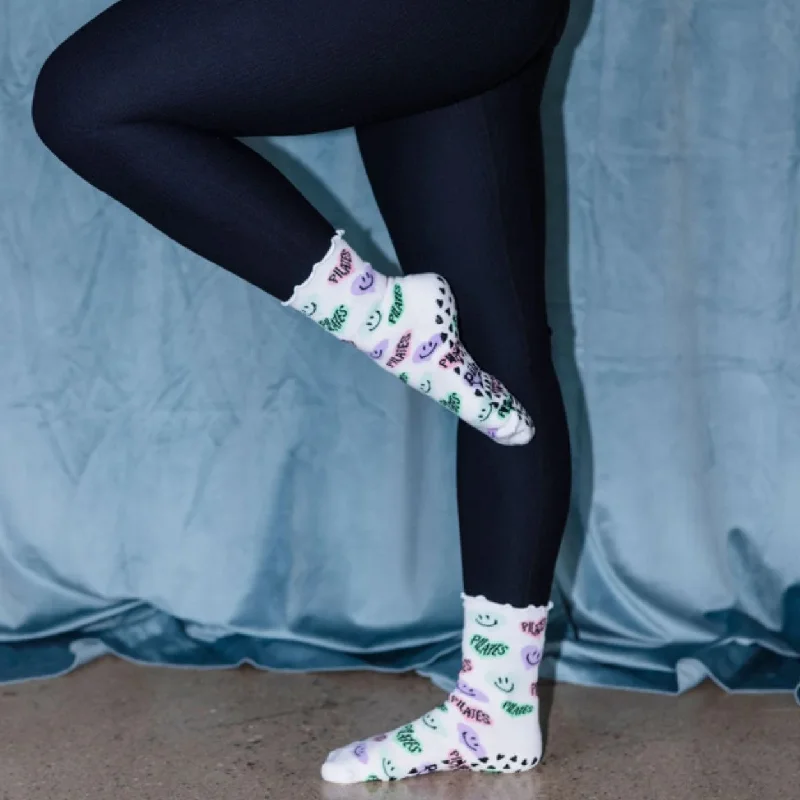 sock benefits running -  The Lover Ruffle - Grip Sock  (Barre / Pilates)