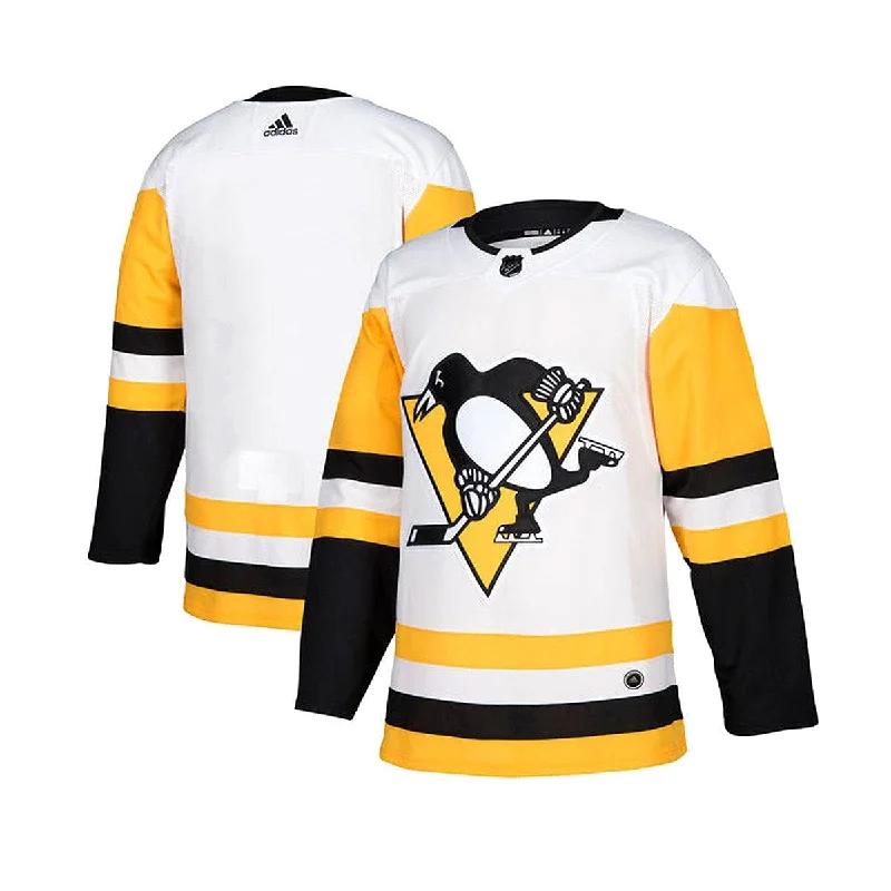 sock features custom -  Pittsburgh Penguins Away Adidas Authentic Senior Jersey