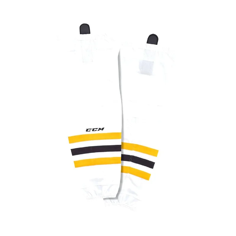 sock care custom -  Pittsburgh Penguins Away CCM Quicklite 8000 Hockey Socks