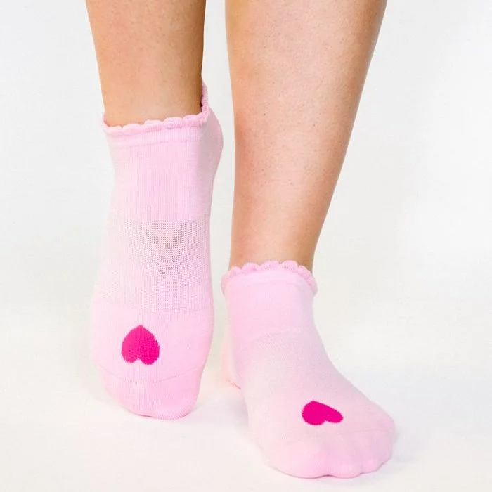 sock materials running -  Love Grip Socks - Barre/Pilates