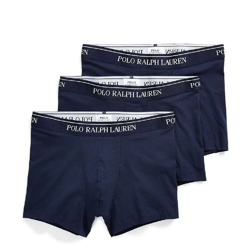 sock comfort hiking -  Polo Ralph Lauren Classic 3-Pack Trunks Navy