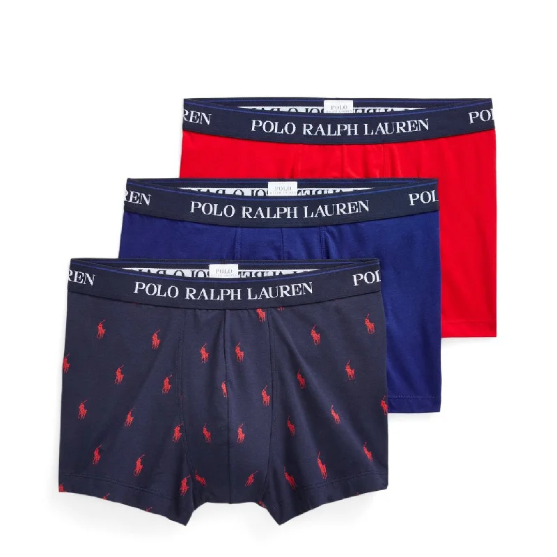 sock collections hiking -  Polo Ralph Lauren Classic Trunk 3-Pack Navy AOPP / Royal / Red