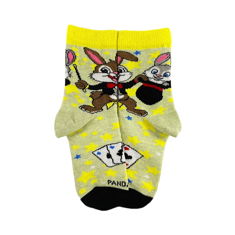 sock exchanges hiking -  Sock Panda - Rabbit Magician Socks (Ages 5-7)