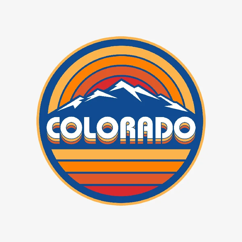 sock reviews running -  Retro Colorado Sticker