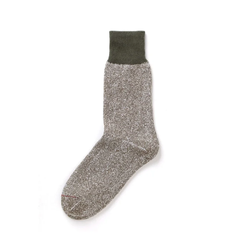 sock availability running -  RoToTo Double Face Socks Olive / Khaki