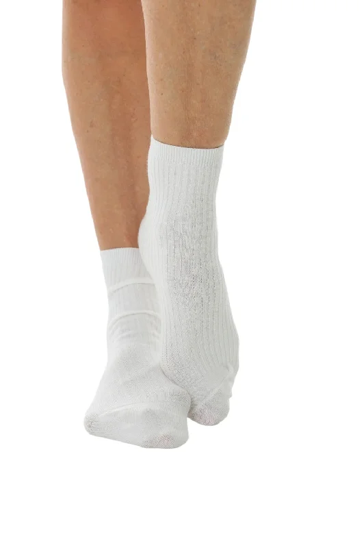 sock collections hiking -  Short Rib Socks - White