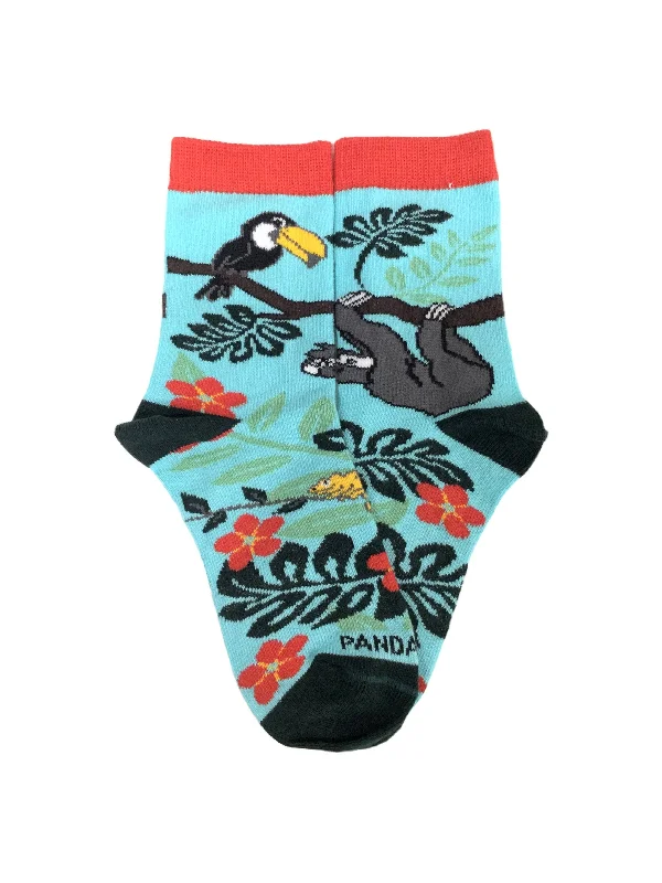 sock selection hiking -  Sock Panda - Sloth and the Forest Friend Socks (Ages 5-7)