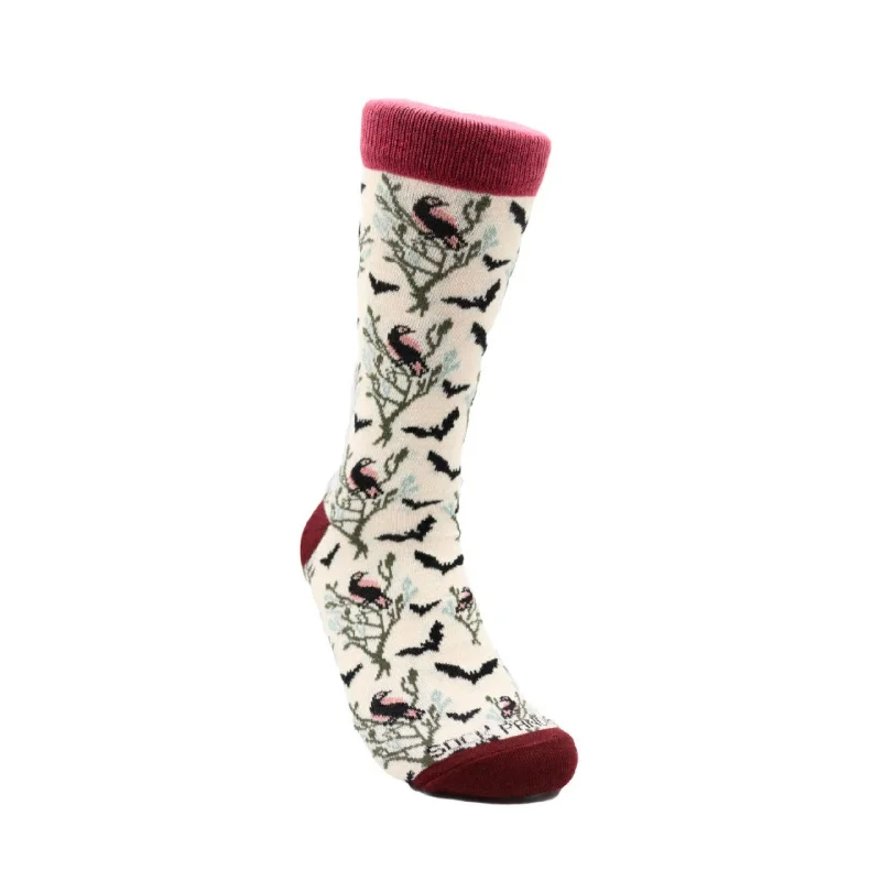 sock colors thermal -  Sock Panda - Sophisticated Bat & Birds Socks - (Adult Medium)