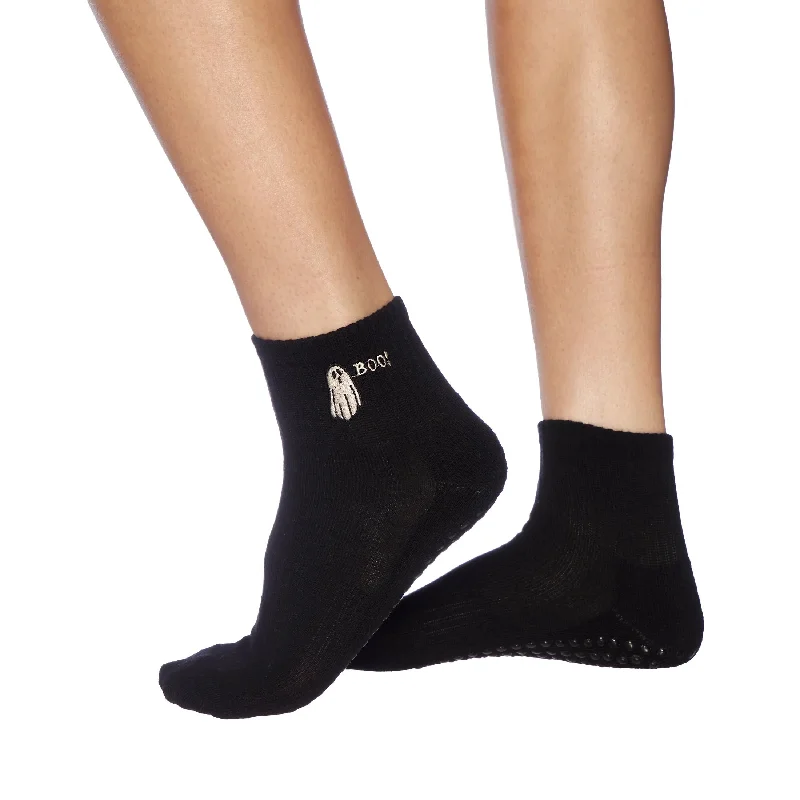 sock exchanges custom -  Boo - Ankle Grip Sock (Barre / Pilates)