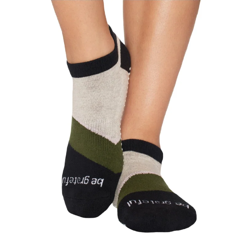 sock variety running -  Be Grateful - Althea Aspen Grip Socks (Barre / Pilates)