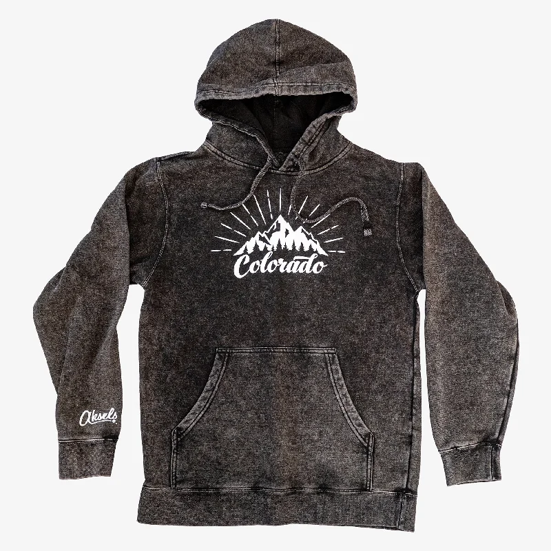 sock refunds custom -  Stonewashed Colorado Rays Hoodie