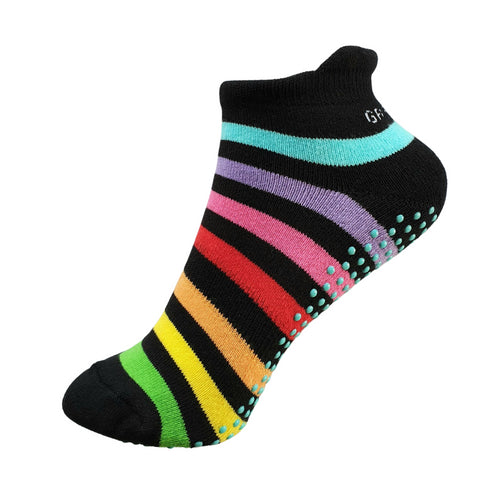 sock selection hiking -  Non Slip Ankle Socks in Rainbow