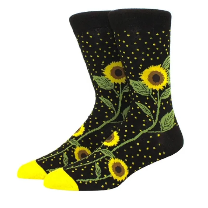 sock stock thermal -  Sock Panda - Sunflower Socks (Adult Large)