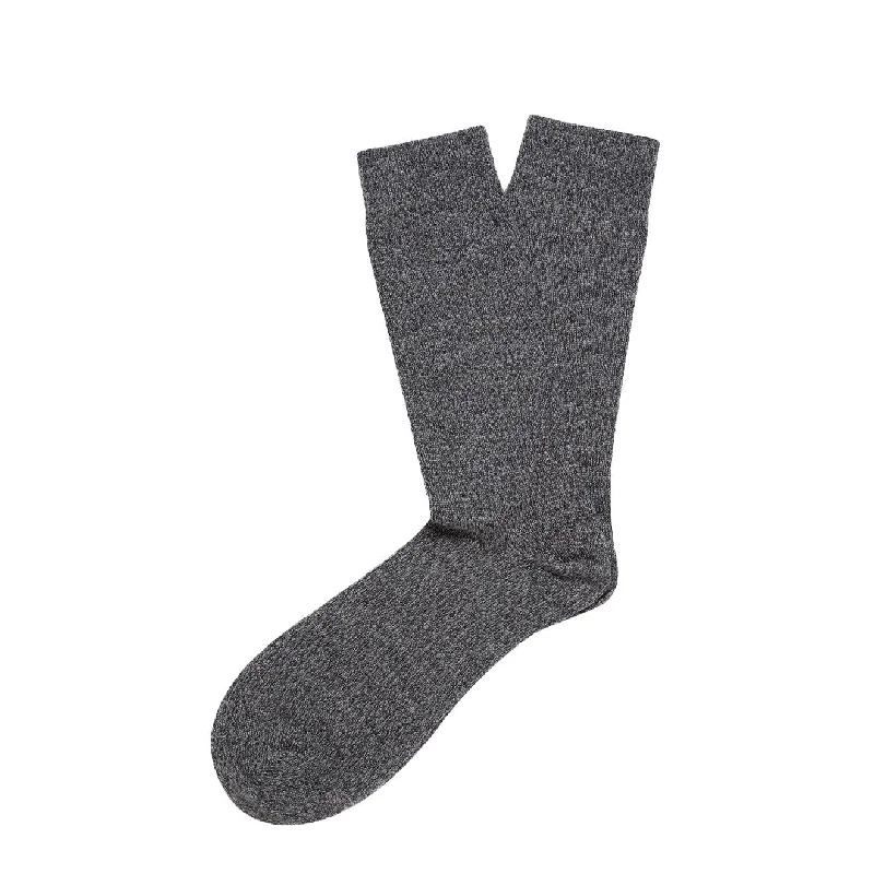 sock deals running -  Sunspel Merino Wool Socks Grey Twist