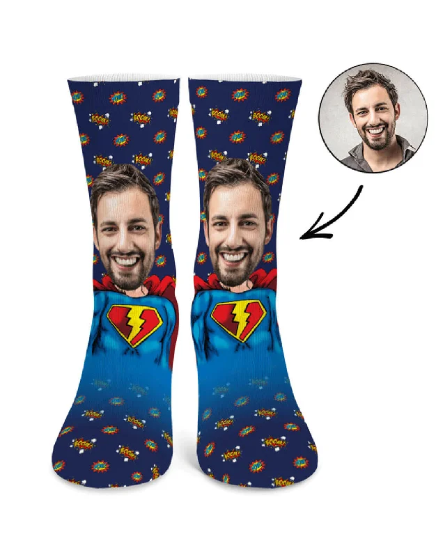 sock benefits hiking -  Superman Me Socks