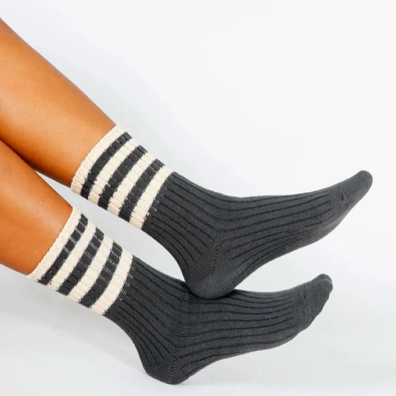 sock reviews running -  Lexi Crew Socks Black - (No Grips)