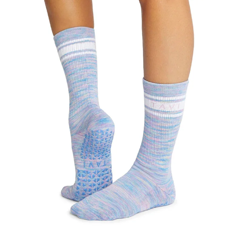 sock bundles running -  Kai Crew Grip Socks - Aura (Pilates / Barre)