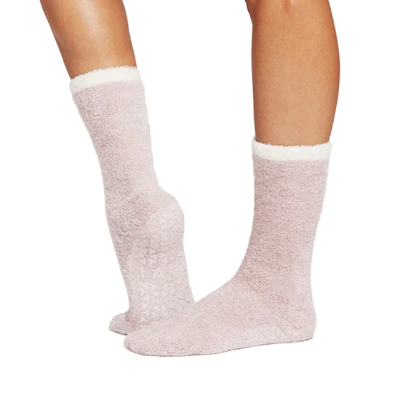 sock care thermal -  Lounge Crew Grip Socks - Soft Blush (Pilates/Barre)