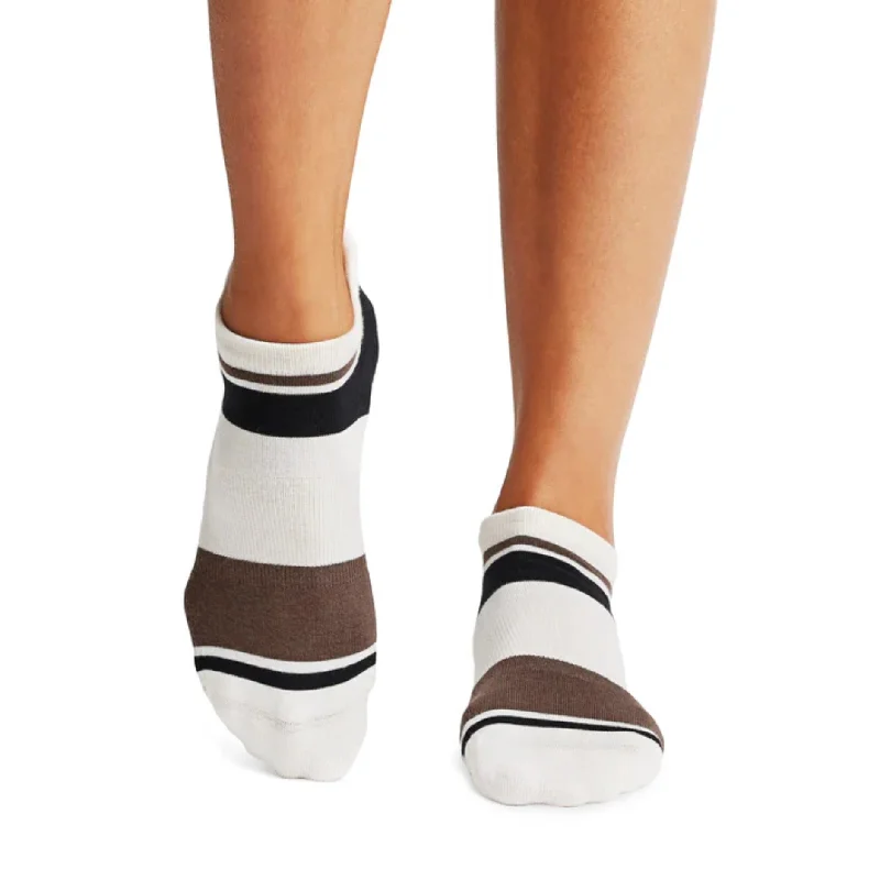 sock refunds running -  Savvy Grip Socks - Cream Block (Pilates / Barre)