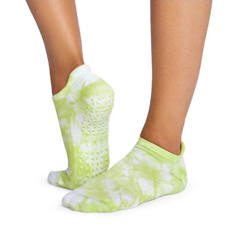 sock pairs running -  Savvy Lime Tie-Dye Grip Socks (Pilates / Barre)