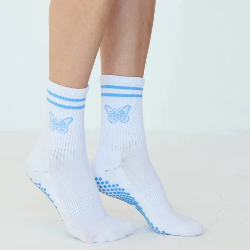 sock colors thermal -  The Emmie Butterfly Grip Socks (Barre/Pilates)