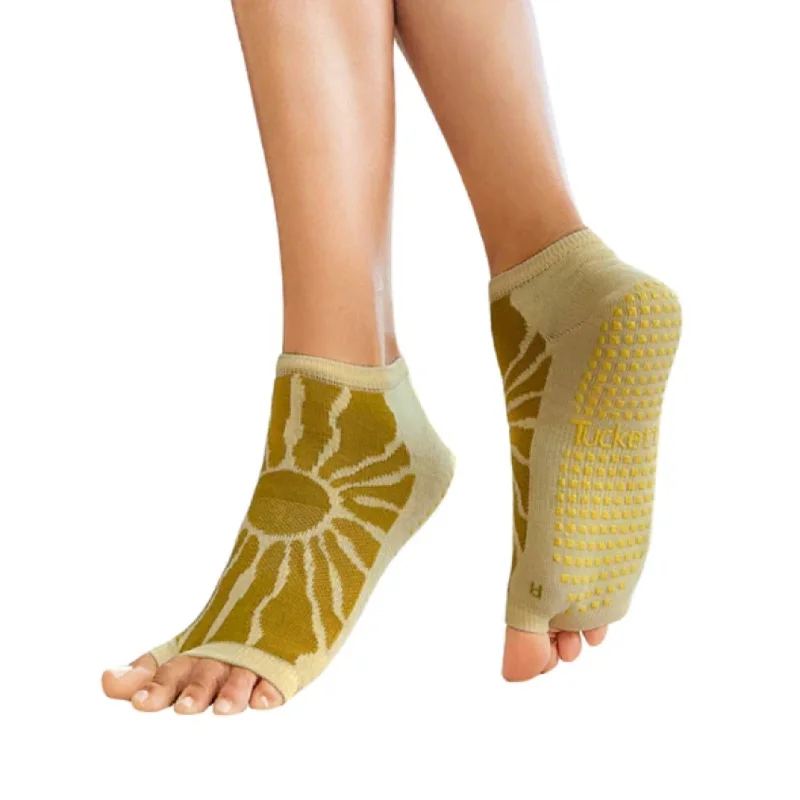 sock delivery running -  Anklet Grip Socks - Sunkissed (Barre / Pilates)