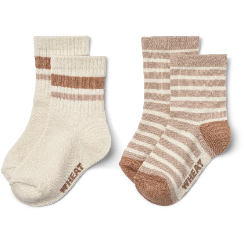 sock features thermal -  Wheat Sand 2 Pk Jamie Socks