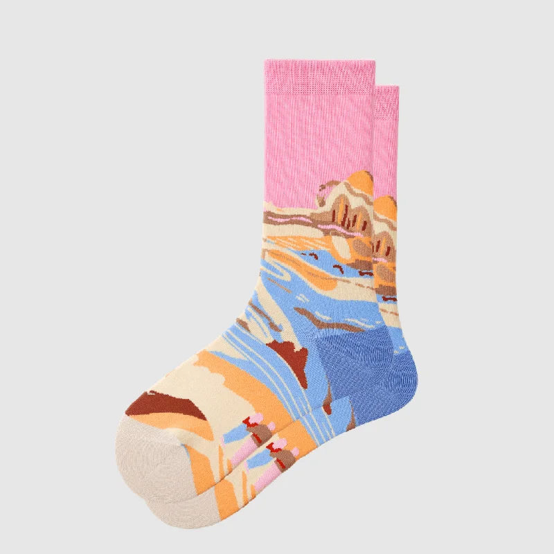 sock refunds thermal -  Women's Sunset Beach Crew Socks