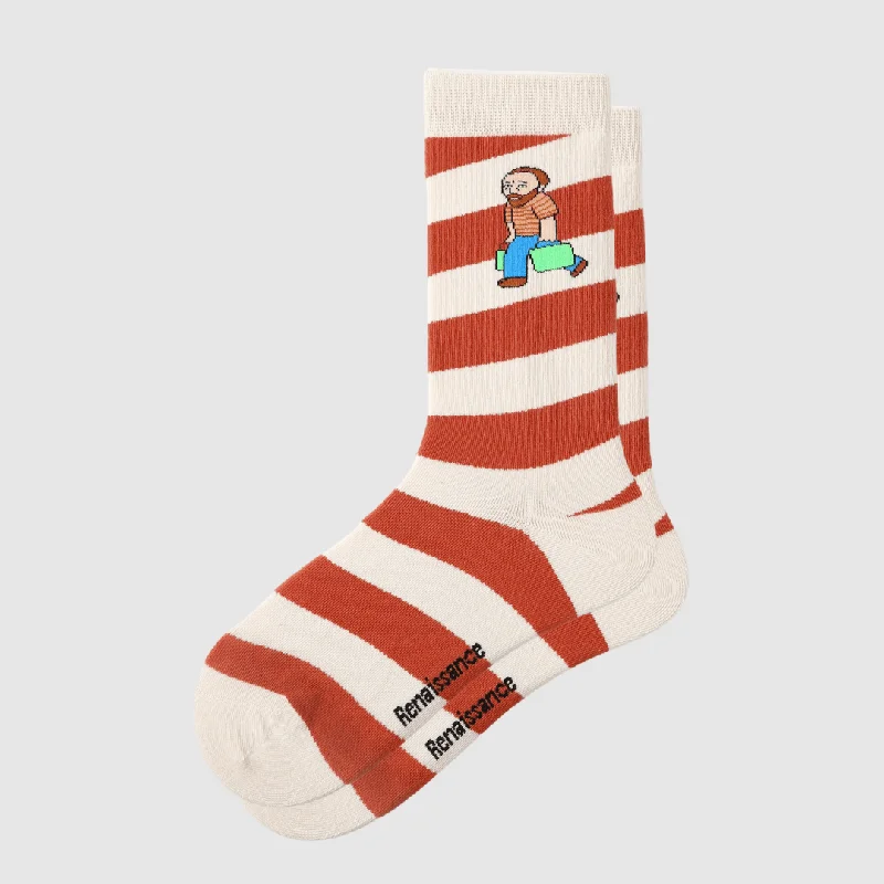 sock exchanges hiking -  Women's Vincent van Gogh Striped Crew Socks