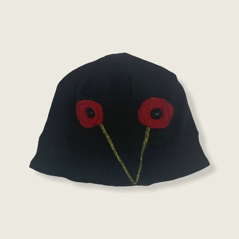 sock sizes running -  Sardine Wool Hat-Poppy