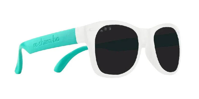 sunglasses for snowy drifts -  90210 MINT & WHITE BABY SHADES