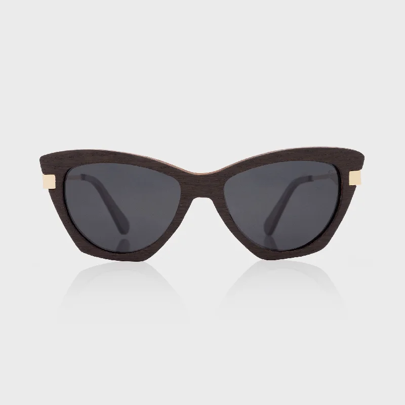 sunglasses for winter pings -  Andromeda Wood Wengue x Iron Sunglasses