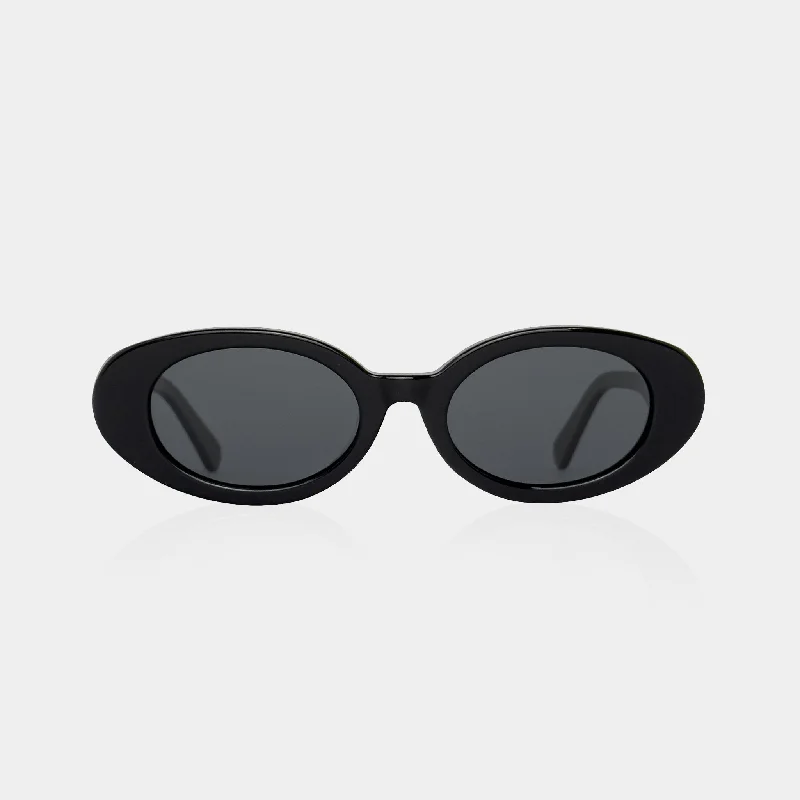 sunglasses for snowy crews -  AUDREY ACETATE BLACK SUNGLASSES