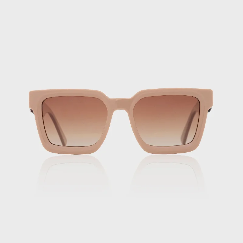 sunglasses for snowy partners -  Bilbao Beige Acetate Sunglasses