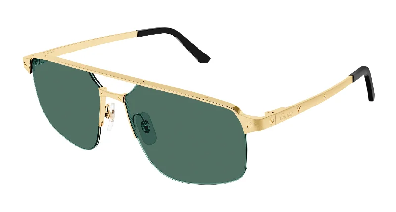 sunglasses with icy notches -  Cartier CT0385S